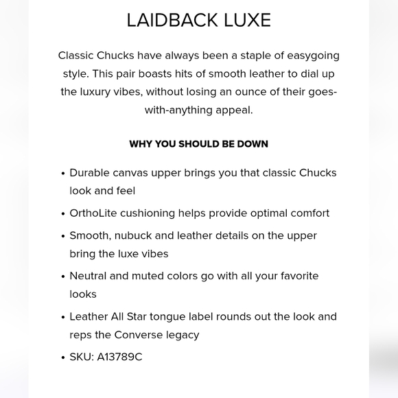 Converse Canvas And Leather - Picture 3 of 7